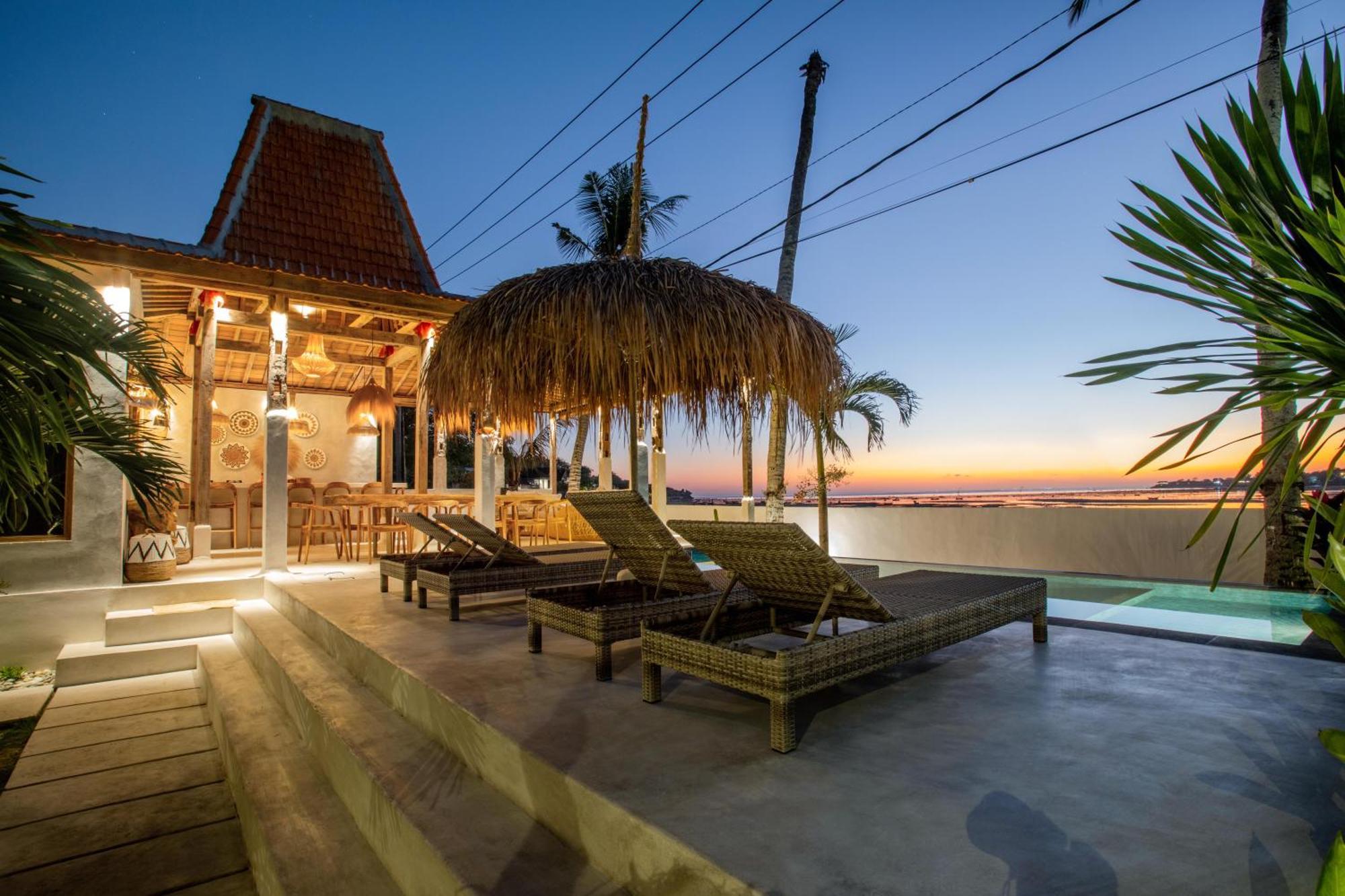 Sunset House Ceningan, 10 Person Beachview Private Villa Lembongan Exteriör bild