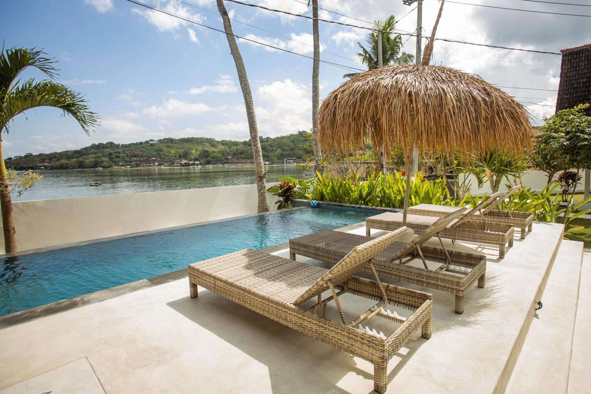 Sunset House Ceningan, 10 Person Beachview Private Villa Lembongan Exteriör bild