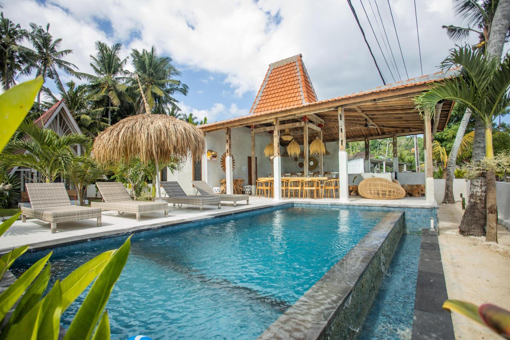 Sunset House Ceningan, 10 Person Beachview Private Villa Lembongan Exteriör bild